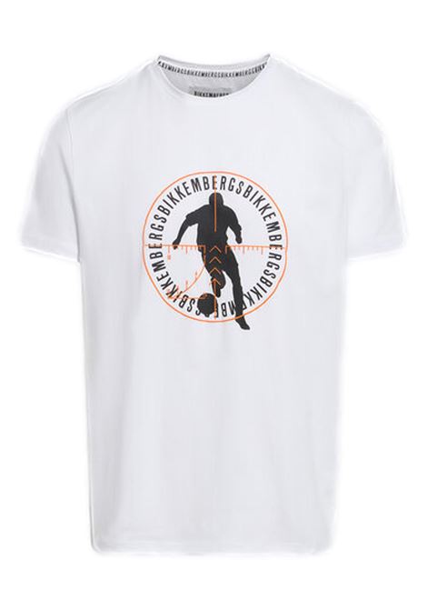 T-SHIRT UOMO STAMPA SOCCER BIKKEMBERGS | T-shirt | BMT0028 K00021000